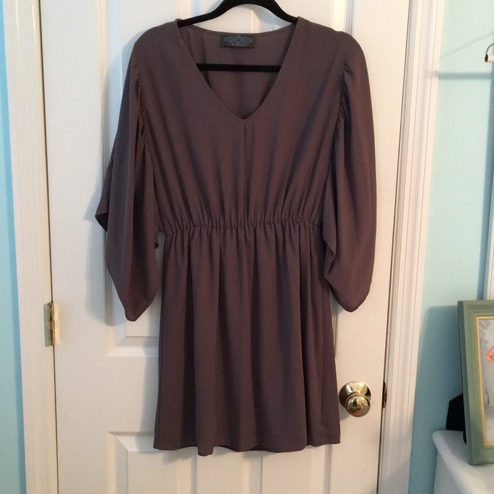 Wide sleeved dress